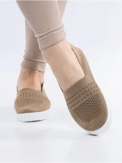 Мокасины летние текстильные