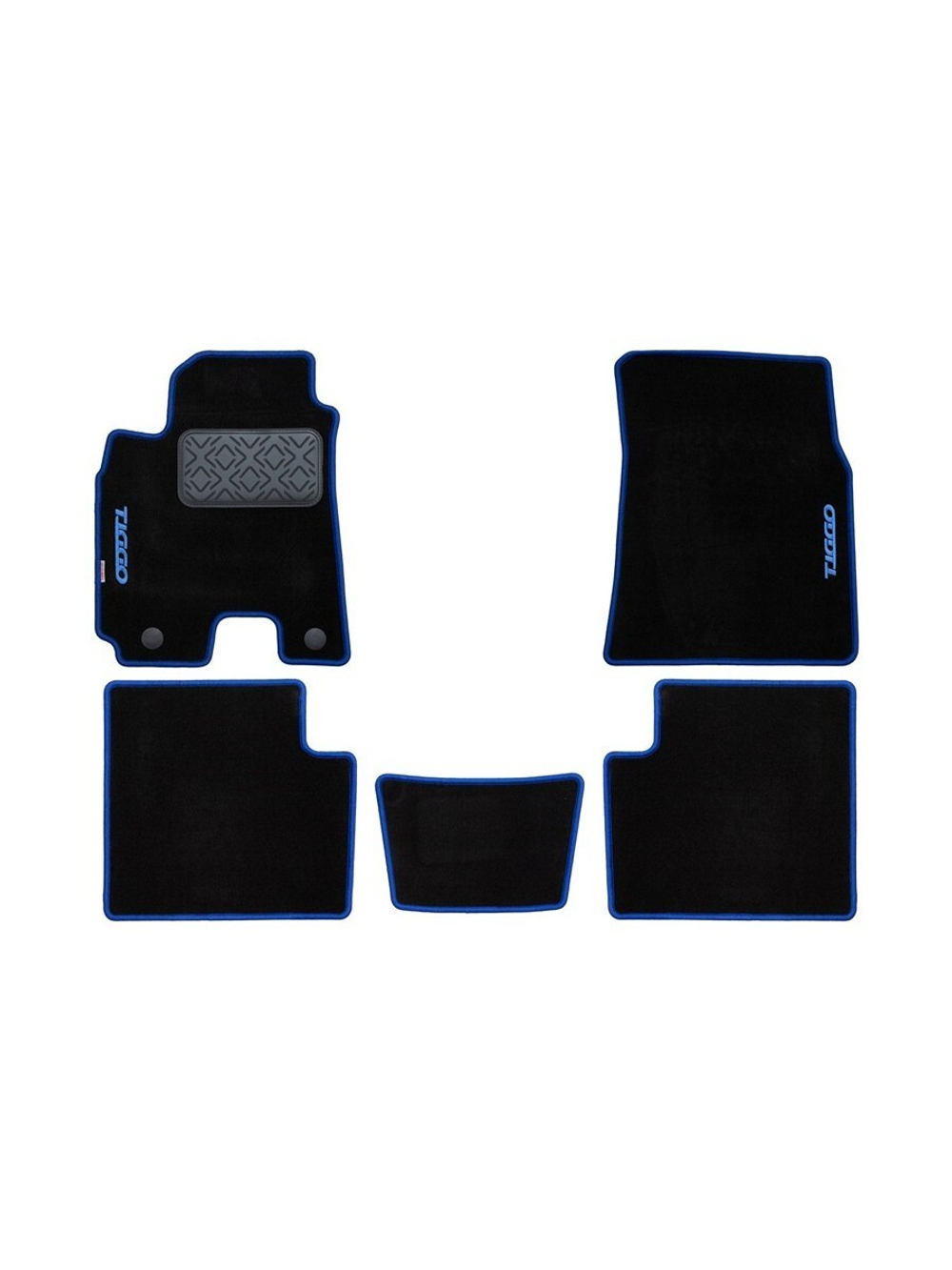 Коврики в салон для CHERY Tiggo FL Limited edition 2014-2020, кроссовер, 5 шт. (текстиль) CHERY632010720KHV