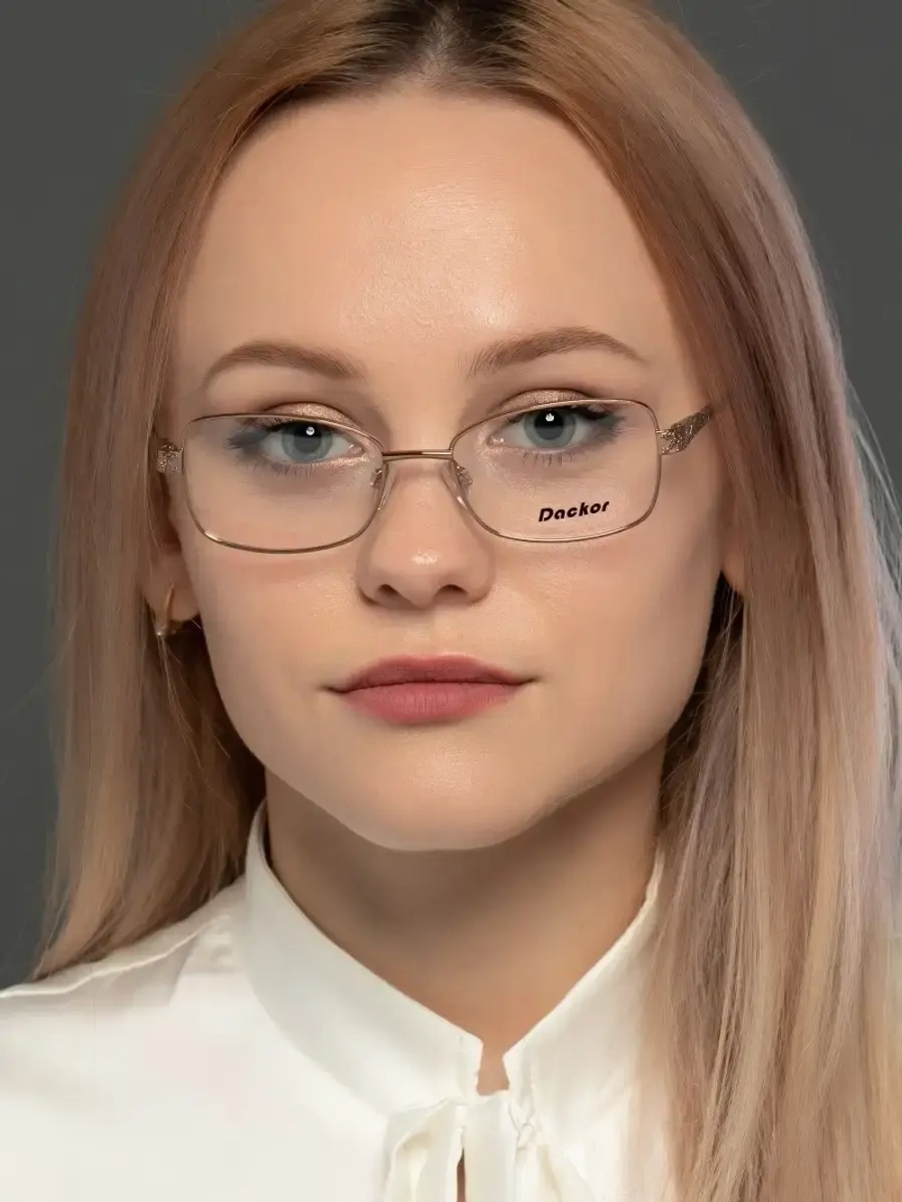 Оправа для очков для зрения женская металлическая