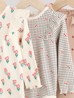 Боди с длинным рукавом для малышей Next E67-025, 3 шт., Молочный, Бежевый