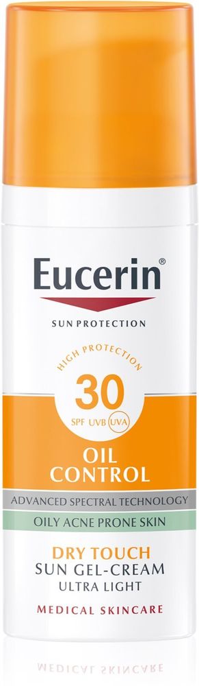 Eucerin крем защитный гель для лица SPF 30 Sun Oil Control