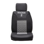 Чехлы Shacman  F-2000  (экокожа, черный, серая вставка)