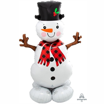 Шар Фигура на подставке "Снеговик" 155 см