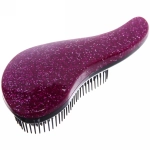 Расческа массажная «Компактная-блекс», цвет фиолетовый, 19см (в коробке)