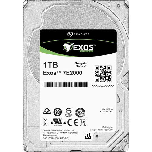 Серверный жесткий диск HDD Seagate Exos 1TB SATA 7.2K 2.5" ST1000NX0423