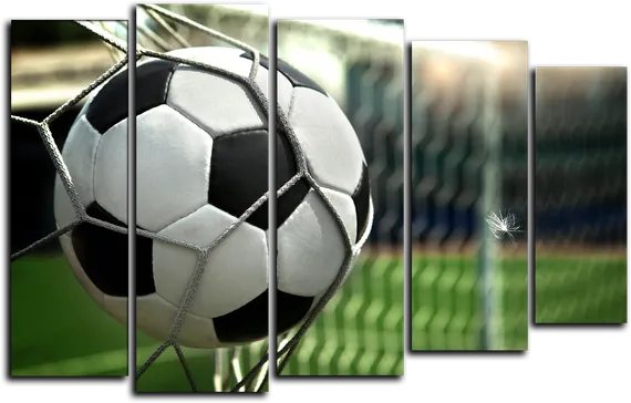 Модульная картина "Мяч в воротах"