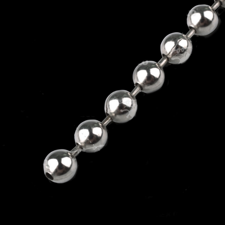 Цепь управления металлическая 4,5х6,0 мм Хром Цена за 1 м.п.