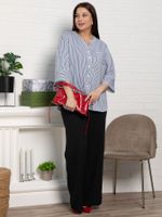 Блуза Азалия (белая/полоска) Б15363-20М LT Collection