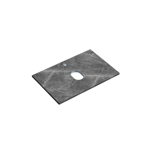 Sancos Столешница для ванной комнаты 700х460 с отверстием под смеситель, black sky, TT70A1X