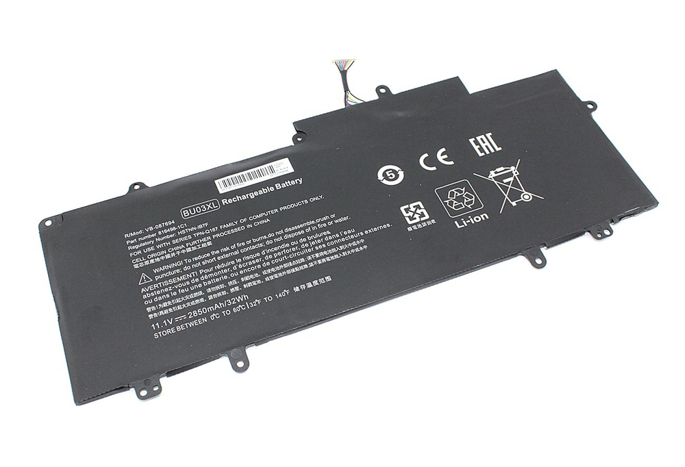 Аккумуляторная батарея для ноутбука Acer Chromebook 14 G4 (BU03XL) 11.1V 2850mAh OEM
