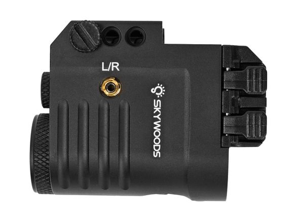 Фонарь подствольный пистолетный Skywoods Raccoon Laser 360 люмен, красный ЛЦУ