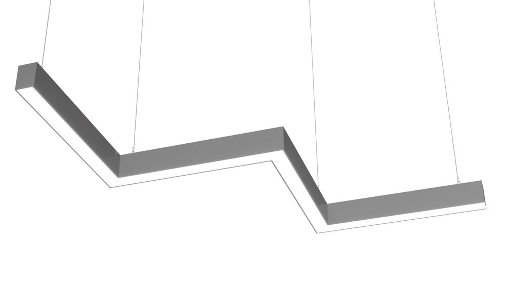 Светильник светодиодный зигзаг FS-TG 40Вт 425х70х1499