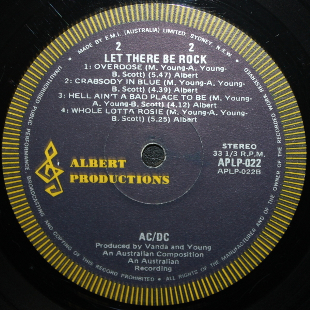 AC/DC / Let There Be Rock (LP)