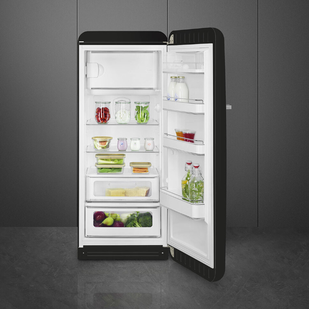 Отдельностоящий однодверный холодильник Smeg FAB28RBL5
