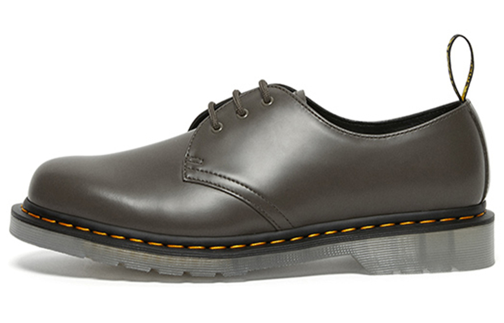 Dr. Martens 1461 Iced Smooth Leather Oxford Shoes "Olive Green" Women"s
