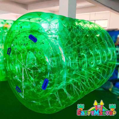 Аттракцион Водный роллер (Гидророллер) "Зелёный" ПВХ 2,4*2,2*2,2