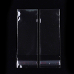 Пакеты 4х12+3 см БОПП упаковочные прозрачные с клеевым клапаном
