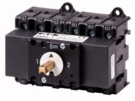 Выключатель-разъединитель перекидной I-0-II, 2x3P, 63A ,  QM63/3 (1319807)