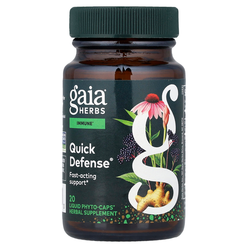 Gaia Herbs, Quick Defense®, 20 Liquid Phyto-Caps®