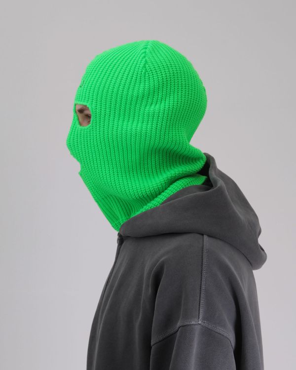 Балаклава Mask Logo Зеленая - фото 2