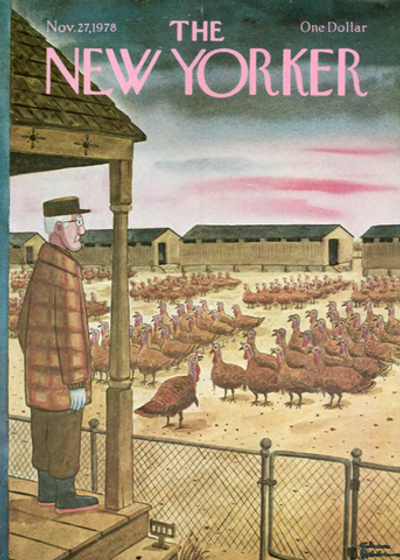 Журнал The New Yorker 27-11-1978, обложка