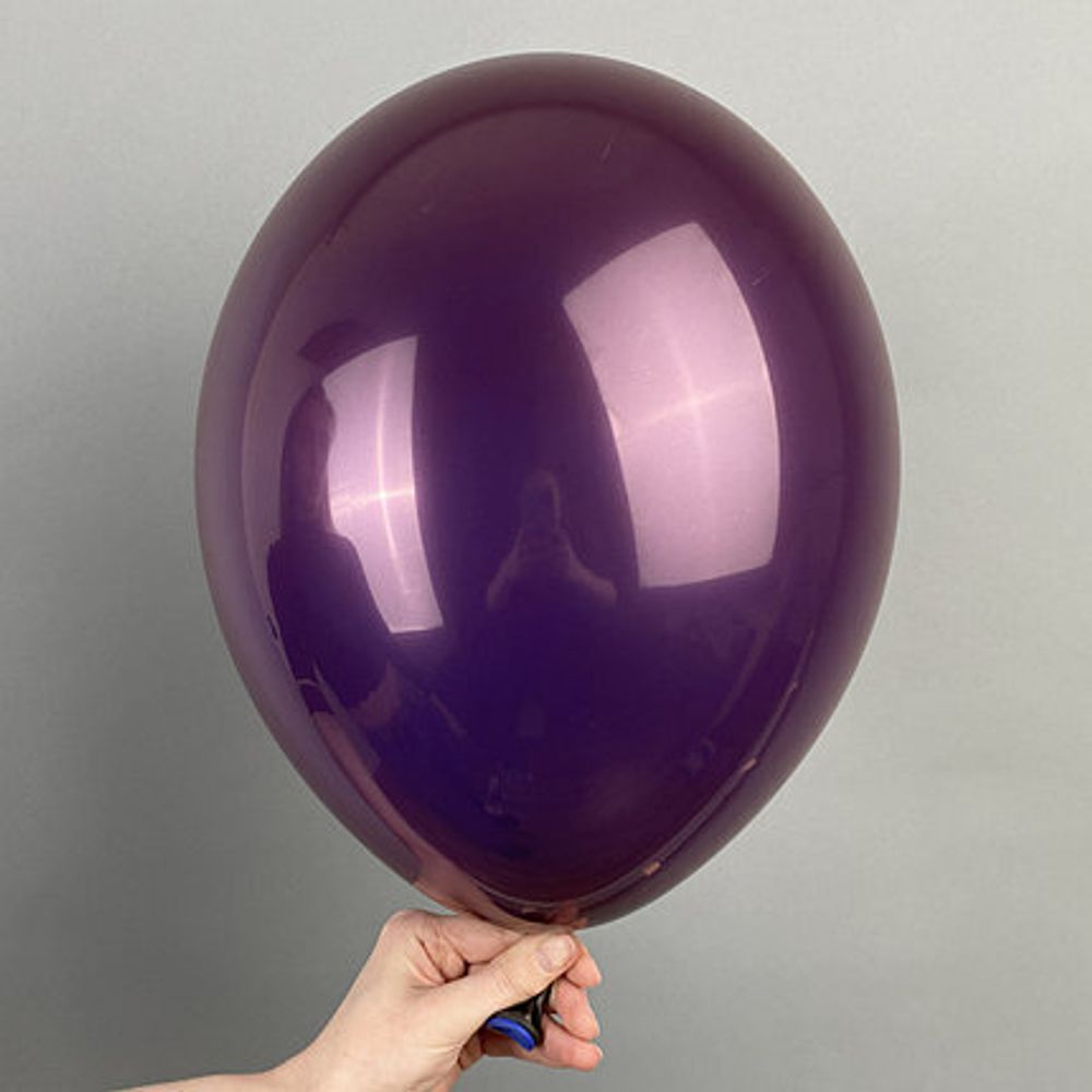 Шар 12" BELBAL-ББ дабл стафф сливовый (009 в 034) зеркальный  (БГ-17)  Изображение2