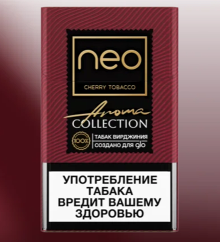 Стики Neo Demi Черри тобакко (Cherry tobacco) - табак Вирджиния с вишней (блок - 10 пачек)