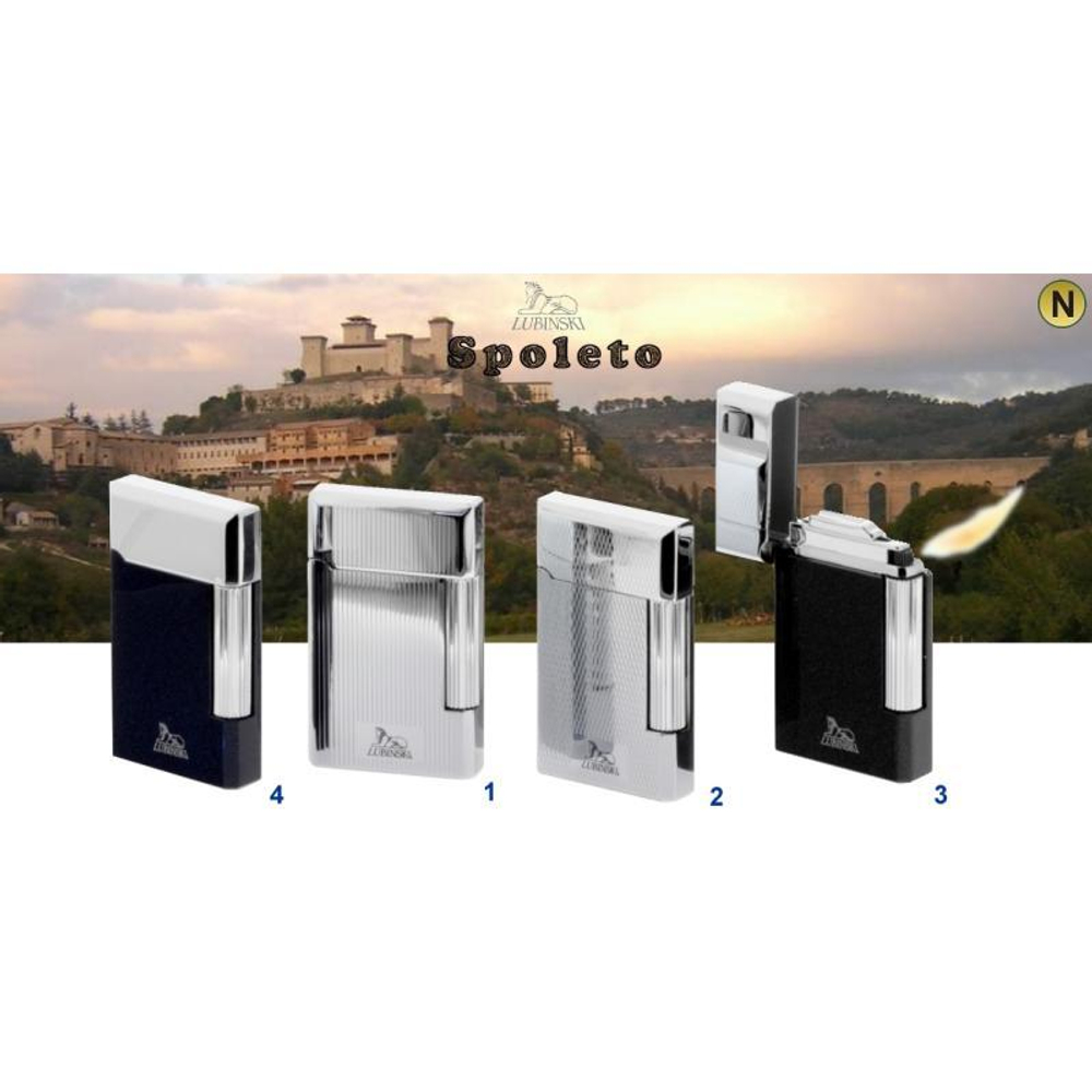 Зажигалка Lubinski Spoleto Silver WD557-1