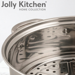Мантоварка-пароварка Jolly Kitchen три яруса, диаметр 32 см, нержавеющая сталь