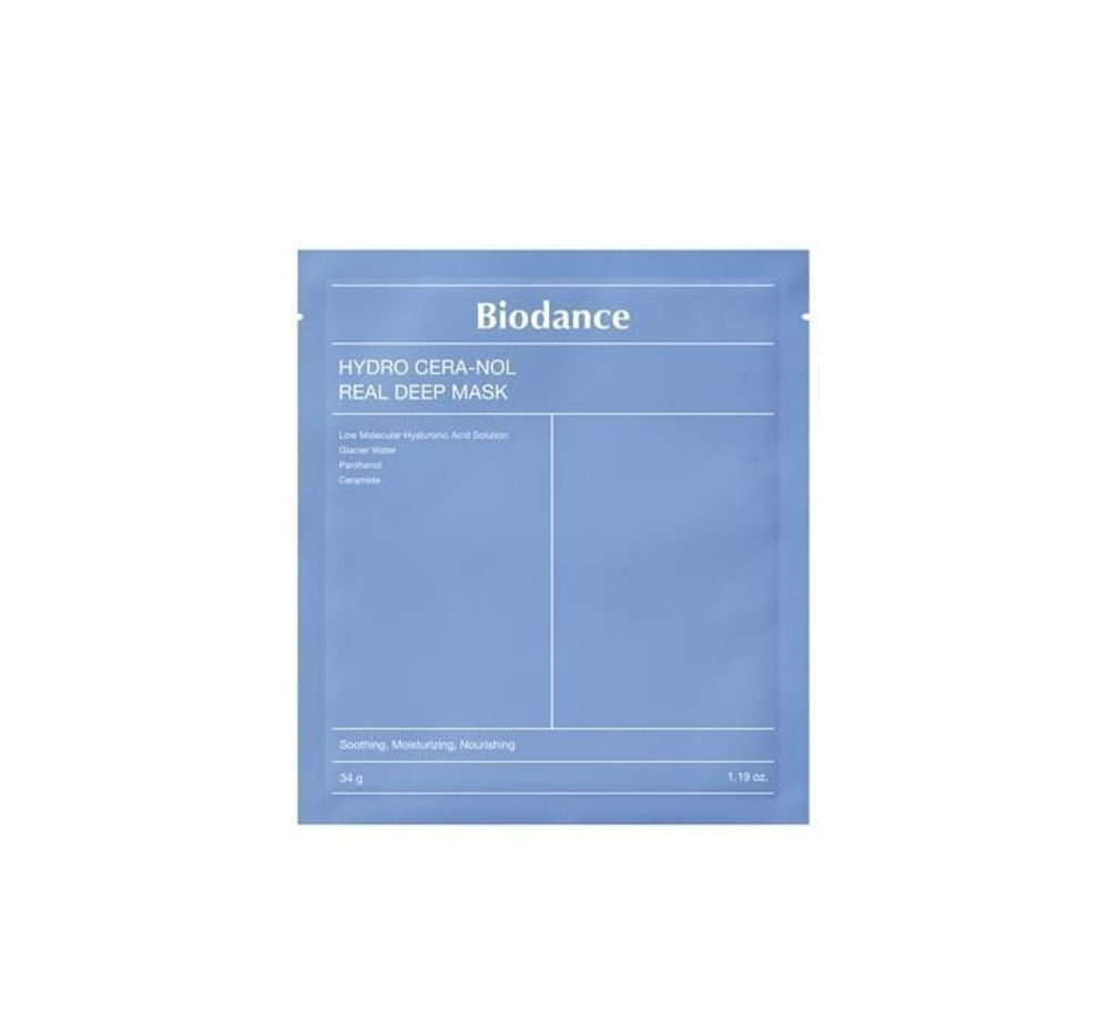 Biodance Гидрогелевая маска восстанавливающая с пантенолом и керамидами, 34 гр