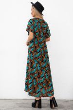 Платье Магия лета (коричневый/бирюза) Р11-867/15 Nikol (Акция)