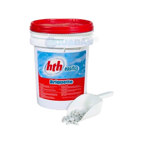 Гипохлорит кальция hth BRIQUETTE пастилки хлора 7 гр, 25 кг (72299)