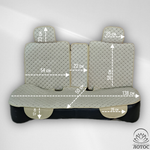 Универсальная накидка с боками на весь салон Велюр Звезда в бежевом цвете