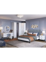 Шкаф для одежды угловой Белый снег софт 89х89х221 см