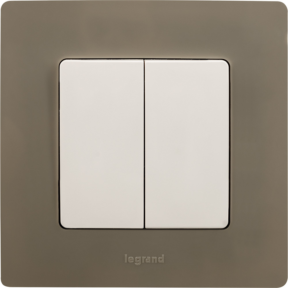 Рамка 1 пост светлая галька ETIKA Legrand