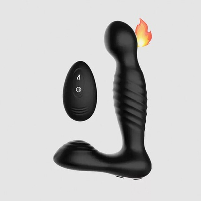 Вибромассажер простаты с пультом "DEREK" с подогревом до 42 градусов