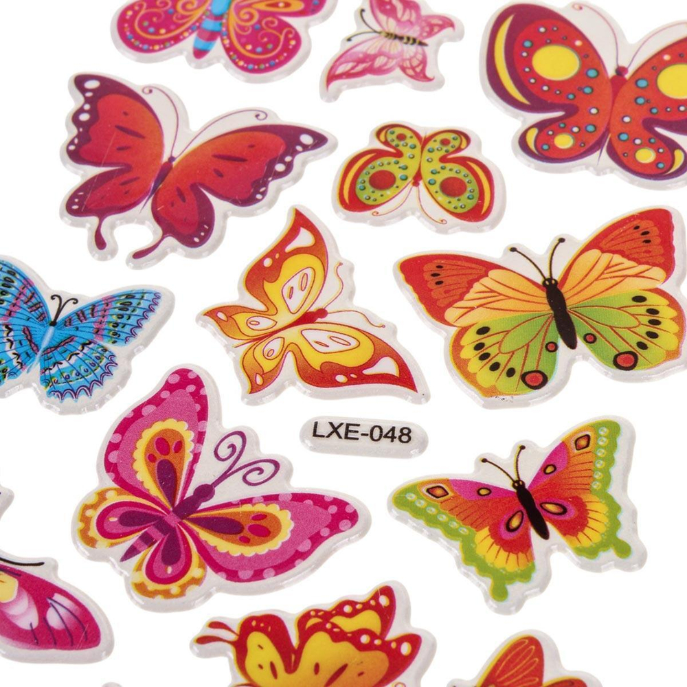 Наклейки выпуклые "Радужный микс" 20*10см.