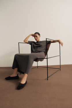 Юбка ALINA, шоколадный