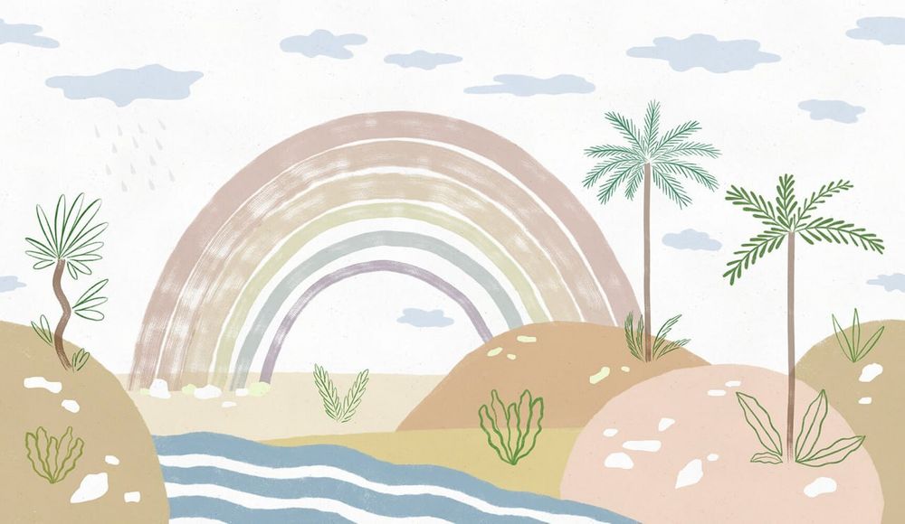 Бесшовная фреска KIDS-63, 2,7 м (Ширина 4 м)