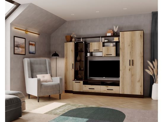 Гостиная ОСКАР-5 венге / дуб делано