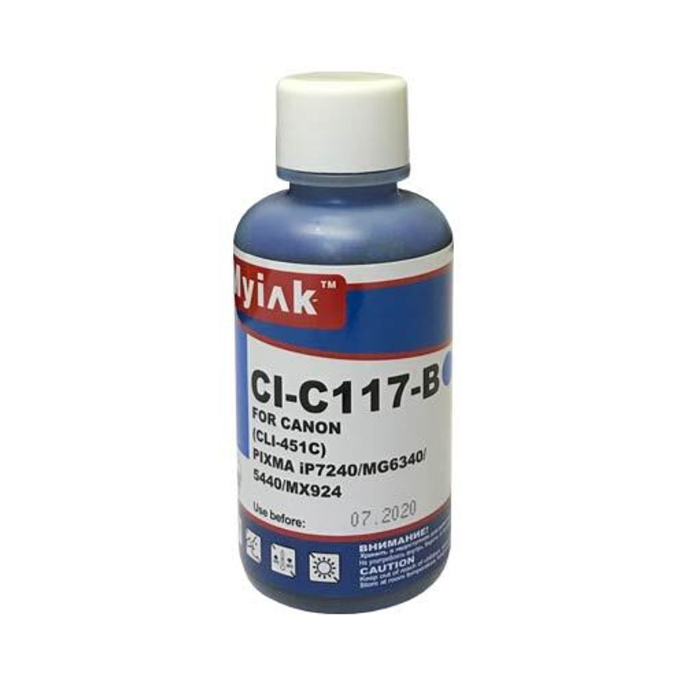 Чернила для CANON CLI-451C (100мл, cyan Dye) CI-C117-B Gloria™ MyInk