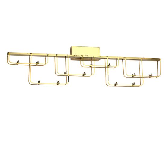 7060/12WL HIGHTECH ODL26 287 светильник нерж/сталь золото IP20 LED 12W 1080Лм 3000K 220V ZAHA