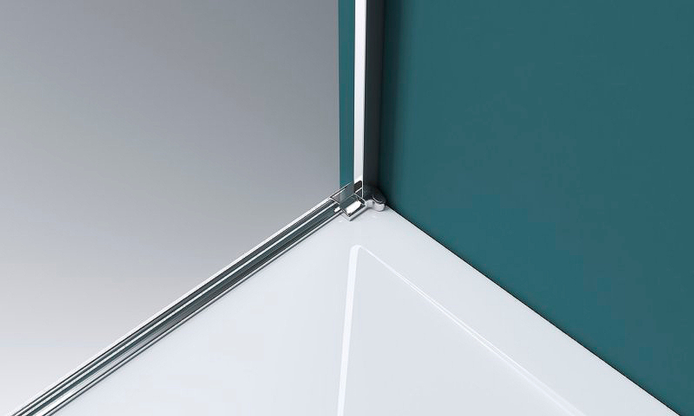 Душевая дверь BelBagno Kraft 80 KRAFT-B-12-60/20-C-Cr-L профиль Хром стекло прозрачное