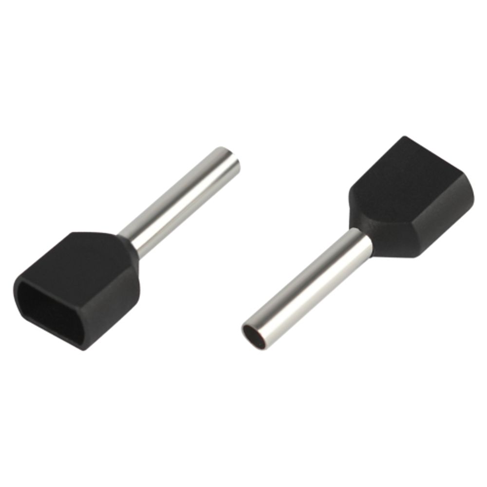 Наконечник-гильза ЭРА NO-225-14 (двойной) НШвИ 1,5-12 с изолированным фланцем (упаковка 10 шт.)