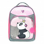 Ранец Джерри 8 с ортопед. спинкой и мешком д/обуви "Панда" 38*27*20 см (Luris)