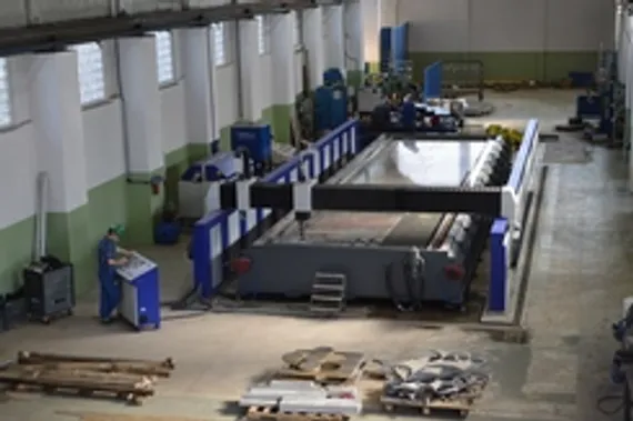 Станок гидроабразивной и плазменной резки Eckert OPAL WaterJet Combo