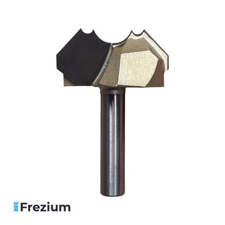 Пазовая фасонная фреза по дереву 24x8x12 R3