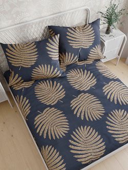 Простынь на резинке бязь Сказка "Папоротник" 120x200 см