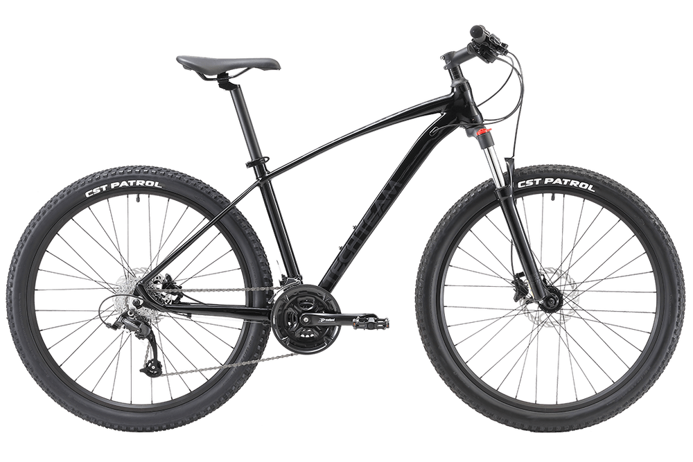 Велосипед TechTeam Lavina 27.5"х17" чёрный 2022