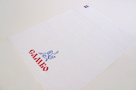 Полотенце махровое с вышивкой САМБО